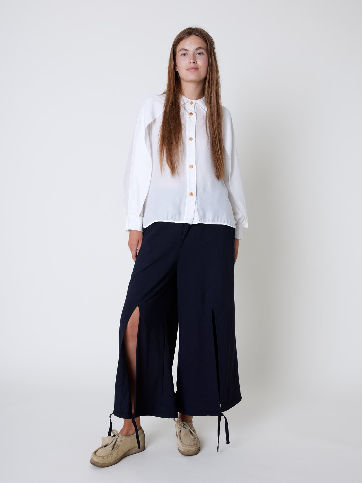 Agnes Shirt // Orange Flame