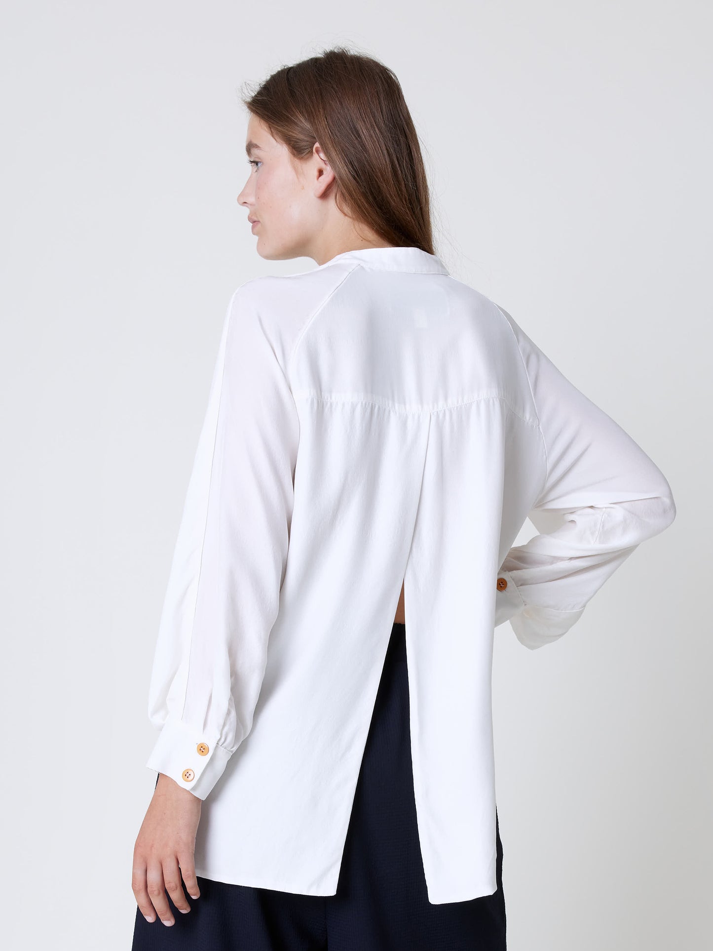 Agnes Shirt // Orange Flame