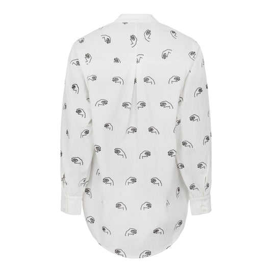 Magda Shirt // Black print