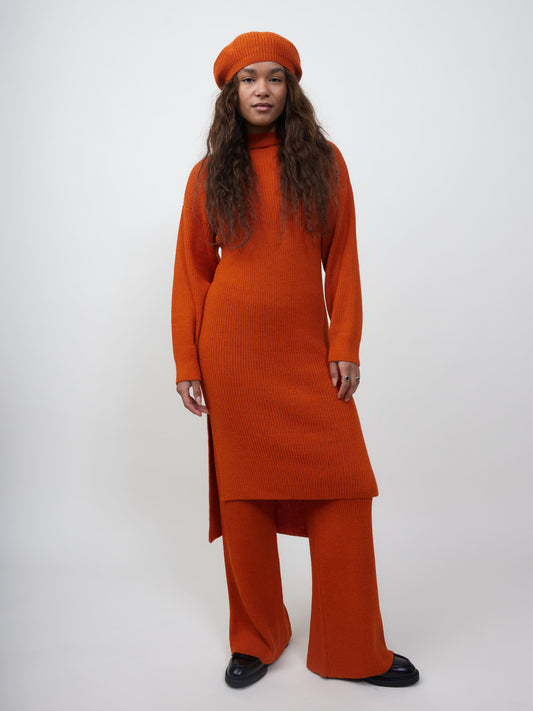Carla Dress // Orange Flame