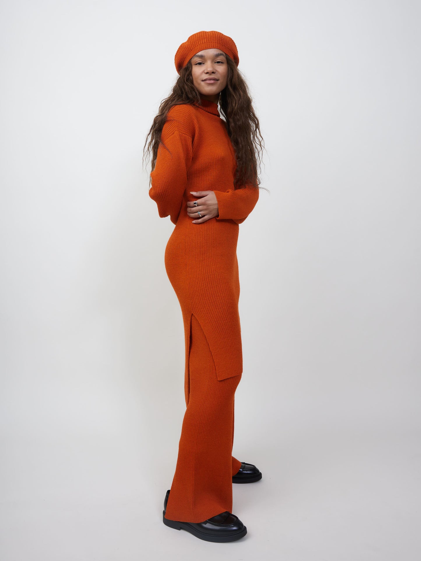 Carla Dress // Orange Flame