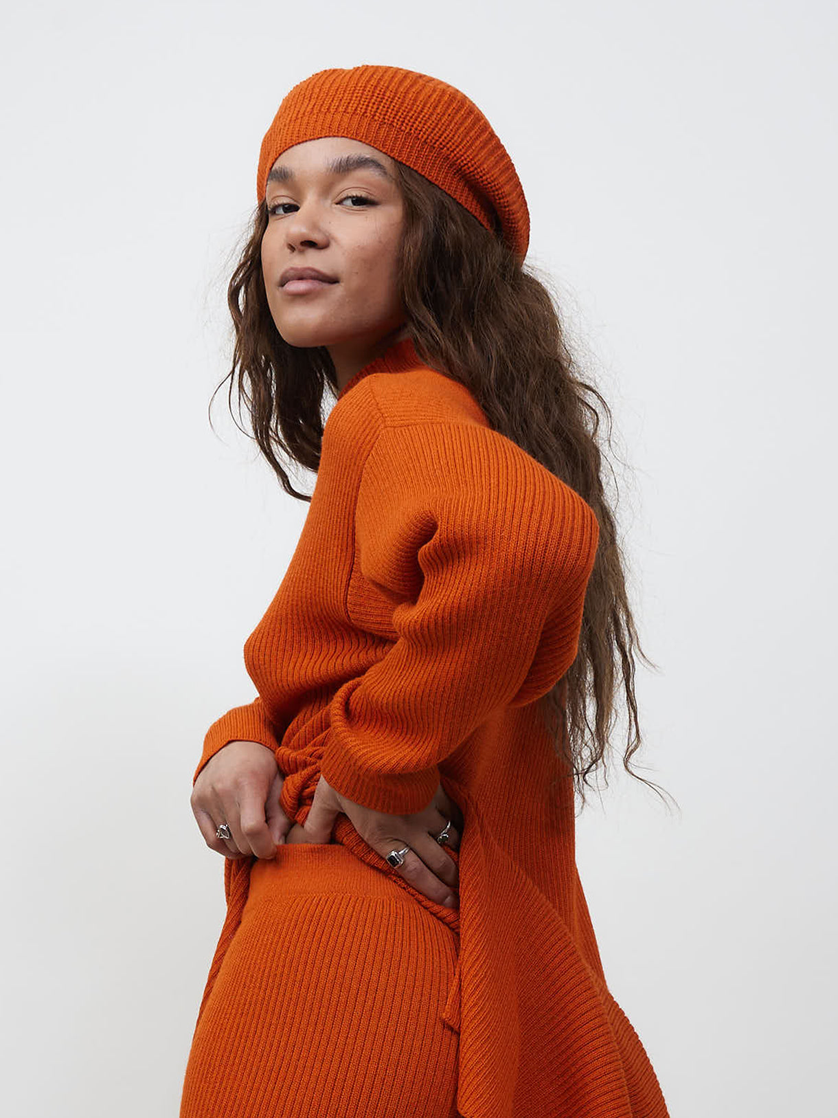 Carla Dress // Orange Flame