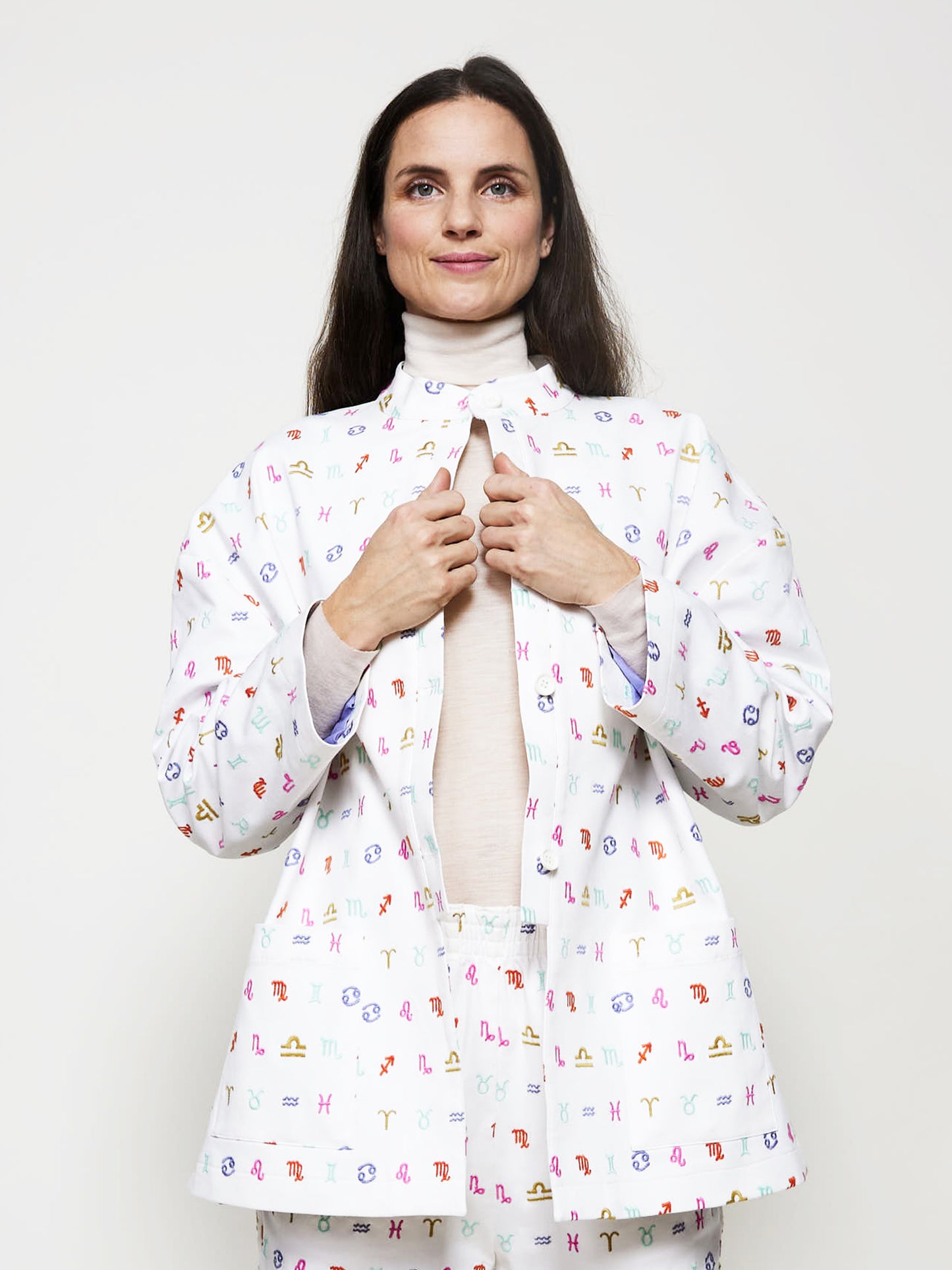 Ava Shirt Jacket White